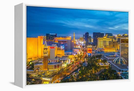 The Strip, Las Vegas, Nevada, United States of America, North America-Alan Copson-Framed Premier Image Canvas