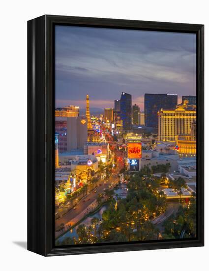 The Strip, Las Vegas, Nevada, United States of America, North America-Alan Copson-Framed Premier Image Canvas