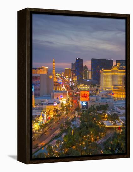 The Strip, Las Vegas, Nevada, United States of America, North America-Alan Copson-Framed Premier Image Canvas