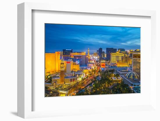 The Strip, Las Vegas, Nevada, United States of America, North America-Alan Copson-Framed Photographic Print