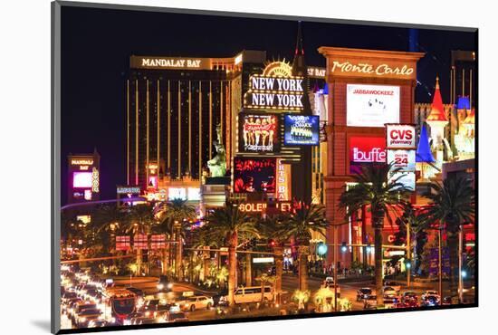 The Strip - Las Vegas - Nevada - United States-Philippe Hugonnard-Mounted Photographic Print