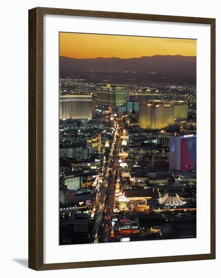 The Strip, Las Vegas, Nevada, USA-Gavin Hellier-Framed Photographic Print