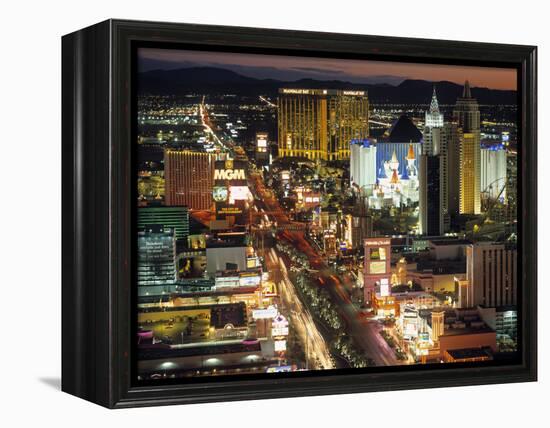 The Strip, Las Vegas, Nevada, USA-Walter Bibikow-Framed Premier Image Canvas