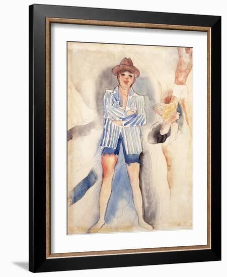 The Striped Blazer-Charles Demuth-Framed Giclee Print