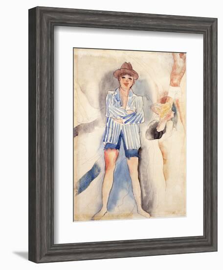 The Striped Blazer-Charles Demuth-Framed Giclee Print