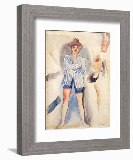 The Striped Blazer-Charles Demuth-Framed Giclee Print