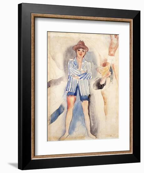 The Striped Blazer-Charles Demuth-Framed Giclee Print