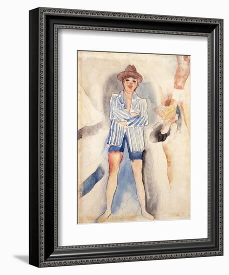 The Striped Blazer-Charles Demuth-Framed Giclee Print