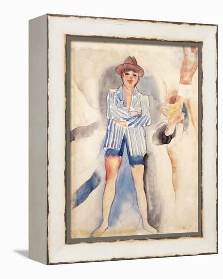 The Striped Blazer-Charles Demuth-Framed Premier Image Canvas