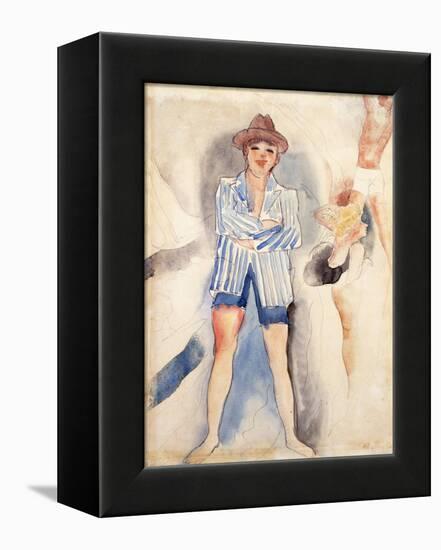 The Striped Blazer-Charles Demuth-Framed Premier Image Canvas