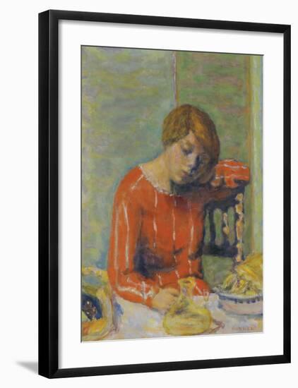 The Striped Bodice-Pierre Bonnard-Framed Premium Giclee Print