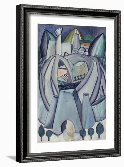 The Stronghold, C.1912-Amadeu de Souza-Cardoso-Framed Giclee Print