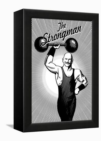 The Strongman-Lantern Press-Framed Stretched Canvas