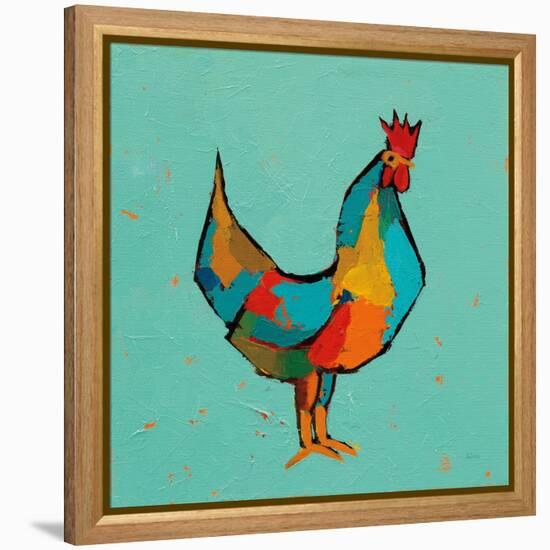 The Strutter-Phyllis Adams-Framed Stretched Canvas