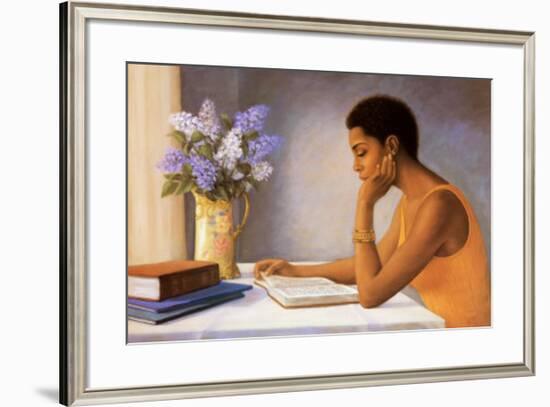 The Student-Tim Ashkar-Framed Art Print