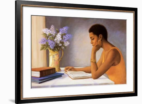 The Student-Tim Ashkar-Framed Art Print