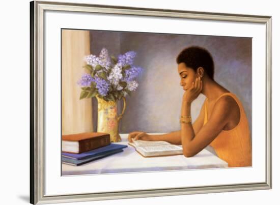 The Student-Tim Ashkar-Framed Art Print