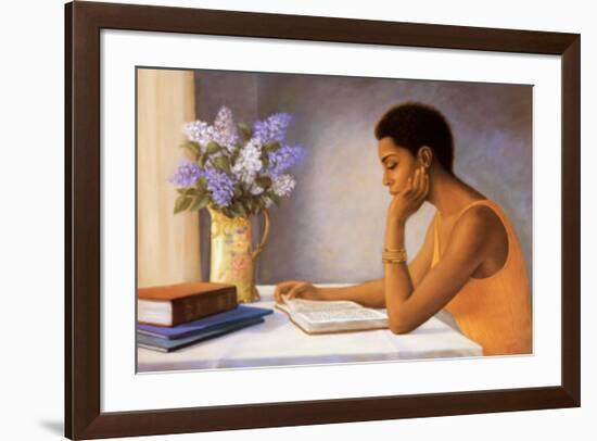 The Student-Tim Ashkar-Framed Art Print