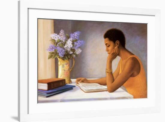 The Student-Tim Ashkar-Framed Art Print