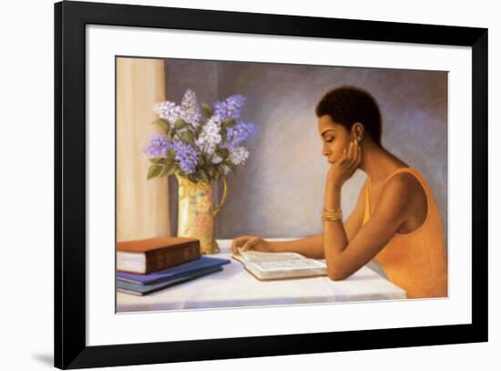 The Student-Tim Ashkar-Framed Art Print