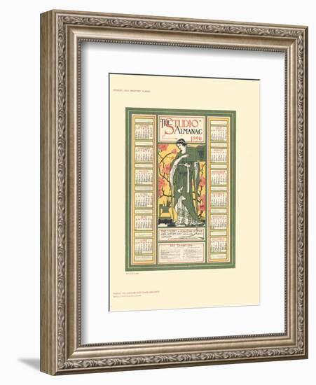 The Studio Almanac-Arthur A^ Orr-Framed Collectable Print