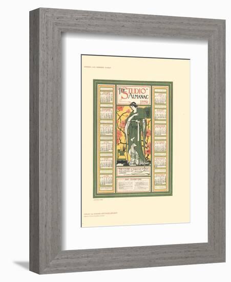 The Studio Almanac-Arthur A^ Orr-Framed Collectable Print