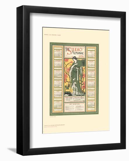 The Studio Almanac-Arthur A^ Orr-Framed Collectable Print