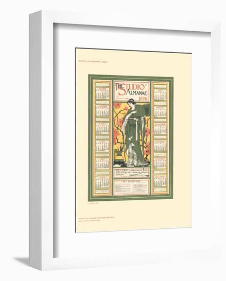 The Studio Almanac-Arthur A^ Orr-Framed Collectable Print