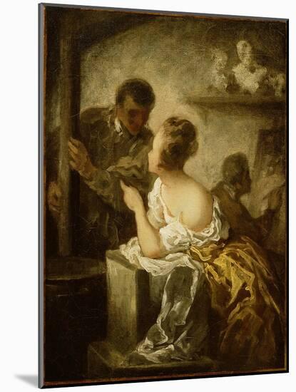 The Studio, C.1870-Honore Daumier-Mounted Giclee Print