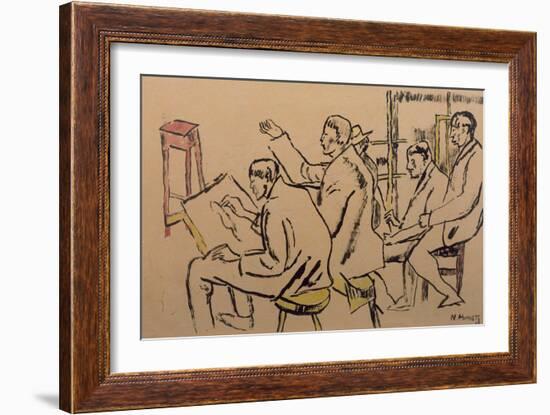 The Studio, c.1918-Nina Hamnett-Framed Giclee Print