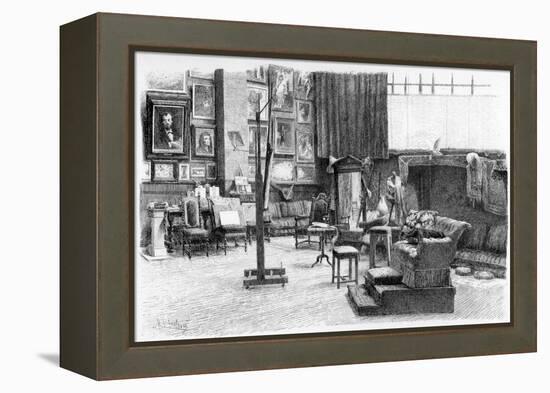 The Studio, C1880-1882-Alexandre Cabanel-Framed Premier Image Canvas