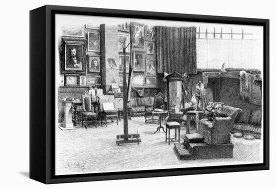 The Studio, C1880-1882-Alexandre Cabanel-Framed Premier Image Canvas