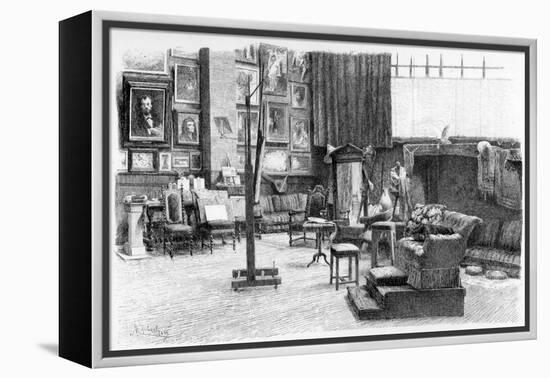 The Studio, C1880-1882-Alexandre Cabanel-Framed Premier Image Canvas