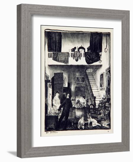 The Studio, Christmas 1916-George Wesley Bellows-Framed Giclee Print