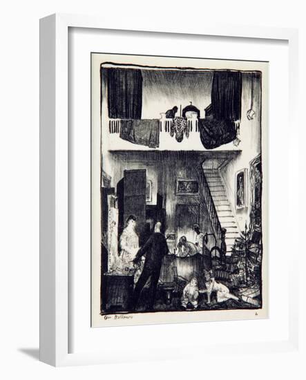 The Studio, Christmas 1916-George Wesley Bellows-Framed Giclee Print