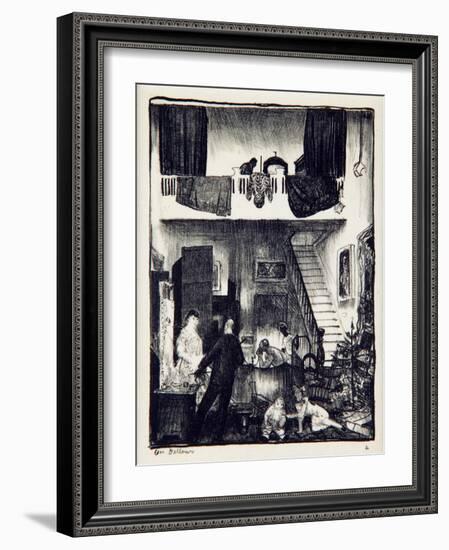 The Studio, Christmas 1916-George Wesley Bellows-Framed Giclee Print