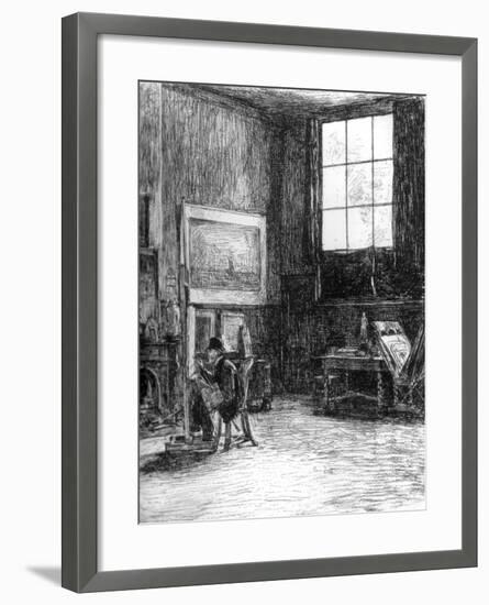 The Studio (Nort), C1880-1882-Jozef Israels-Framed Giclee Print