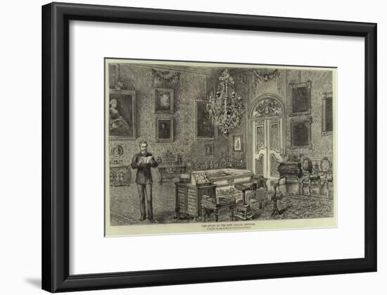 The Study in the New Palace, Potsdam-null-Framed Giclee Print