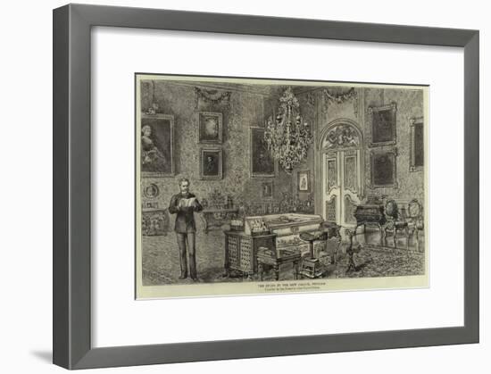 The Study in the New Palace, Potsdam-null-Framed Giclee Print