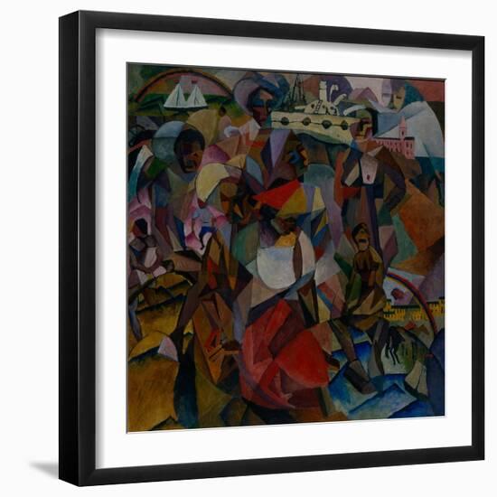 The Study of Symbolic Similarities in the Portrait of Marianna Lentulova, 1912-Aristarkh Vasilyevich Lentulov-Framed Giclee Print