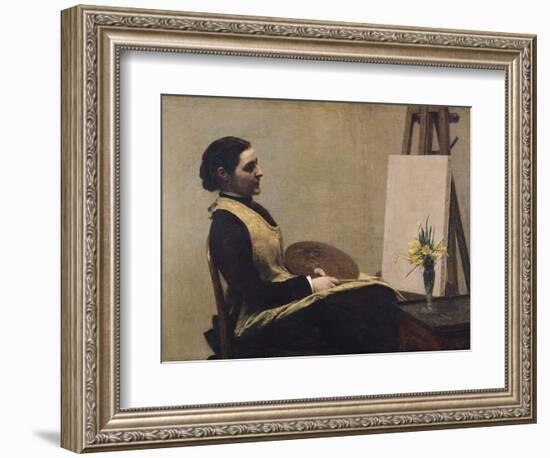 The Study-Henri Fantin-Latour-Framed Giclee Print