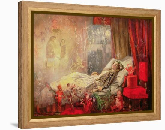 The Stuff That Dreams are Made Of, 1858-John Anster Fitzgerald-Framed Premier Image Canvas