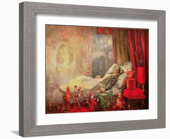 The Stuff That Dreams are Made Of, 1858-John Anster Fitzgerald-Framed Giclee Print