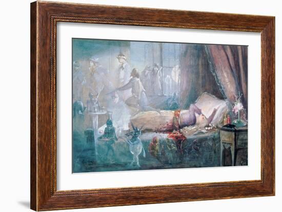 The Stuff That Dreams are Made of (W/C on Paper) (See also 109712)-John Anster Fitzgerald-Framed Giclee Print