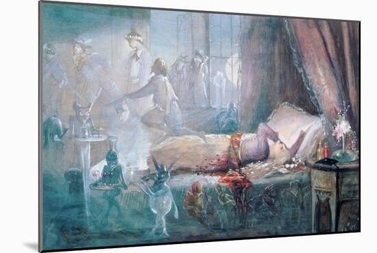 The Stuff That Dreams are Made of (W/C on Paper) (See also 109712)-John Anster Fitzgerald-Mounted Giclee Print