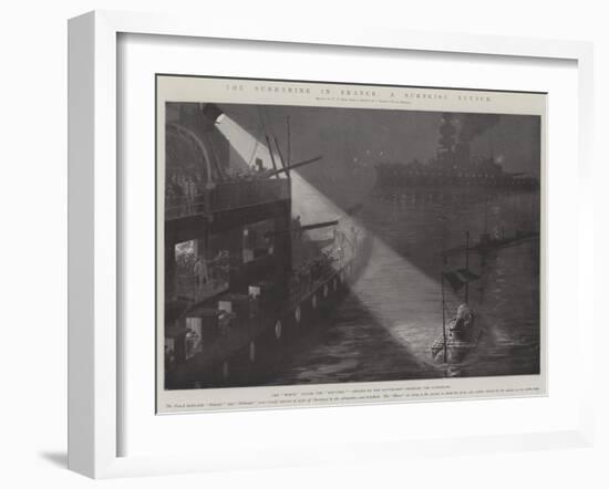 The Submarine in France, a Surprise Attack-Fred T. Jane-Framed Giclee Print