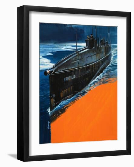 The Submarine Nautilus-Wilf Hardy-Framed Giclee Print