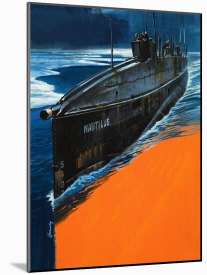 The Submarine Nautilus-Wilf Hardy-Mounted Giclee Print