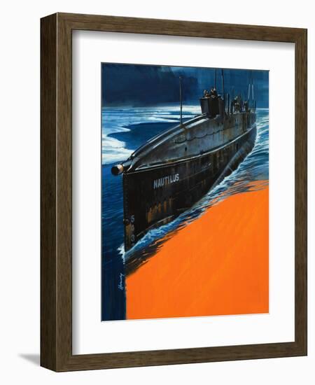 The Submarine Nautilus-Wilf Hardy-Framed Giclee Print