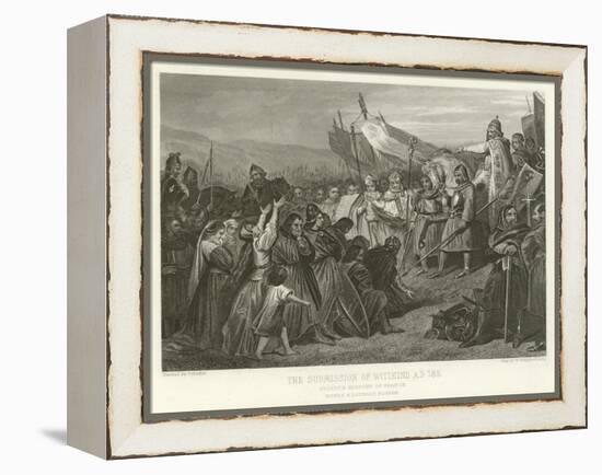 The Submission of Witikind, AD 785-Alphonse Marie de Neuville-Framed Premier Image Canvas